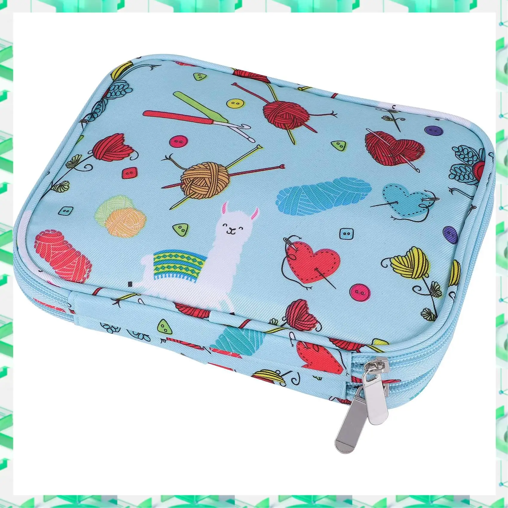 

FIZP пустой чехол для спиц, дорожный органайзер для хранения, сумка для хранения круговых спиц и аксессуаров, сумка для комплекта