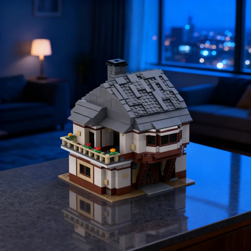 

2934pcs MOC Bree Twisted Bell Inn Hobbit Lord Rings Model Building Blocks Architecture Toys Christmas Gifts Education Kids Toy