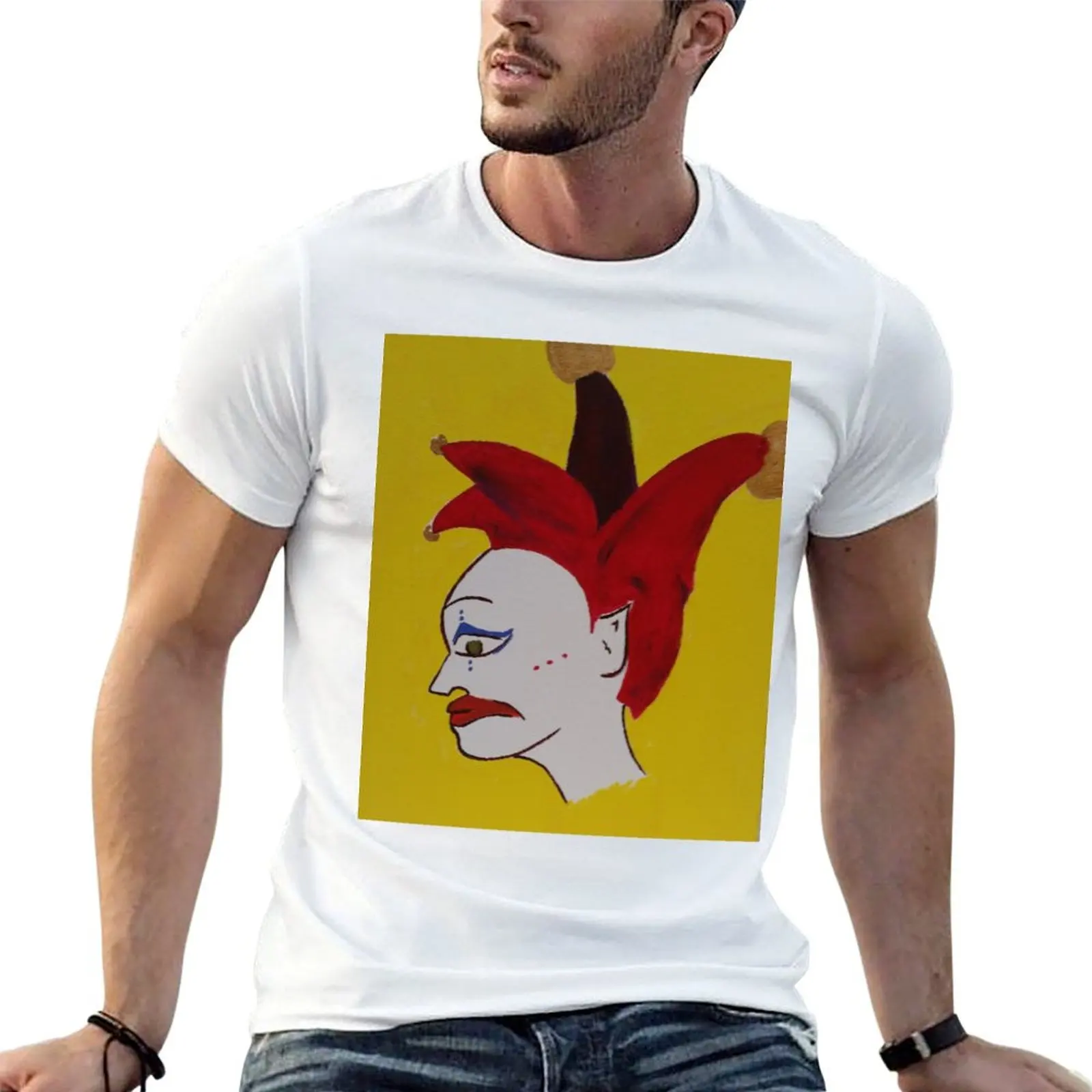

Jester T-Shirt anime t shirts oversize funny t shirts cotton T-Shirt