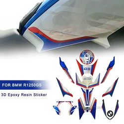 Motorcycle Sticker Set - New 3D Epoxy Resin Waterproof Motorcycle Fuel Tank Floor Protection Sticker for BMW R 1250 GS 2019 HP