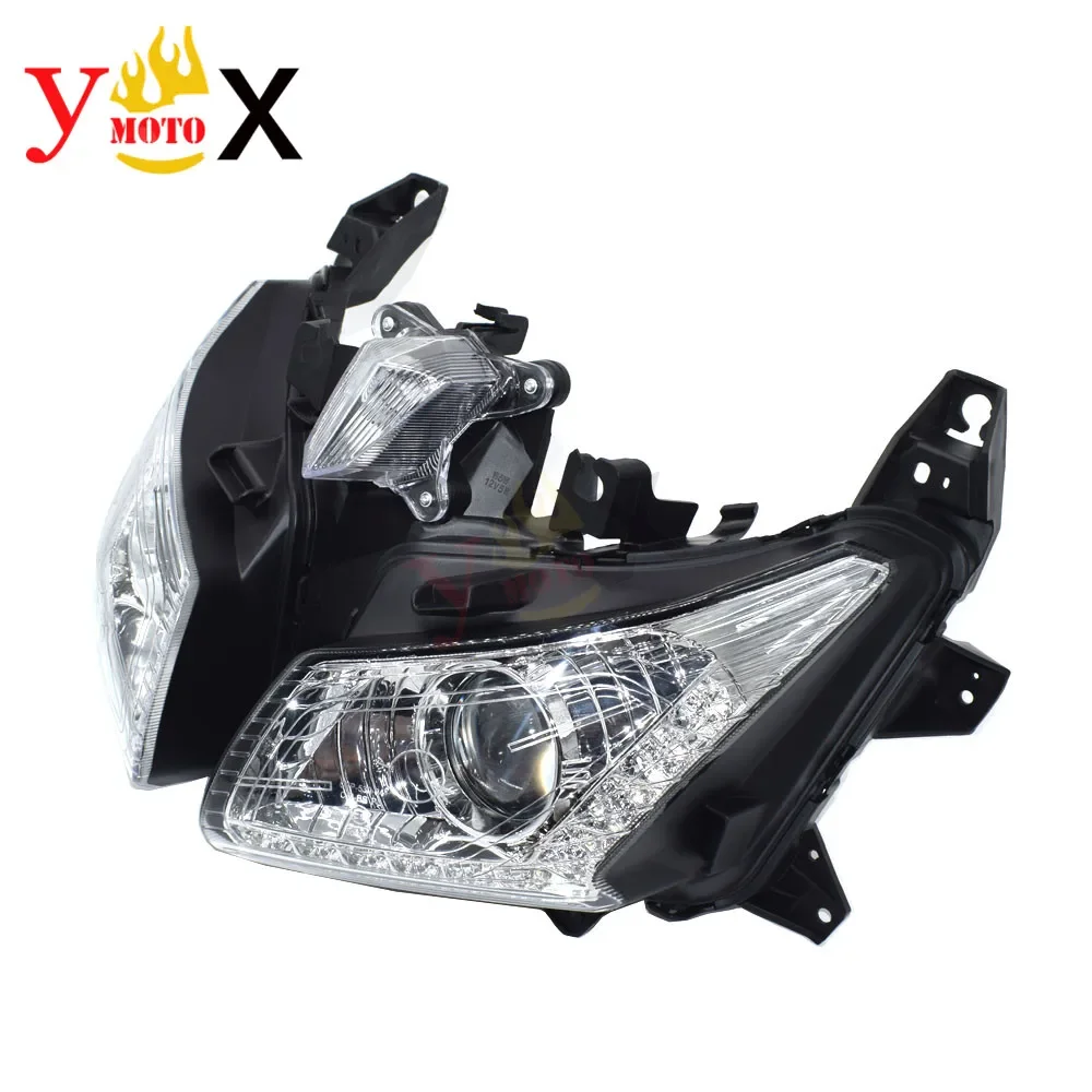 TMAX530 12-14 Scooter Upper/Lower LED Front Head Light Headlight Headlamp Assembly For Yamaha T-MAX530 TMAX 530 2012-2014 2013