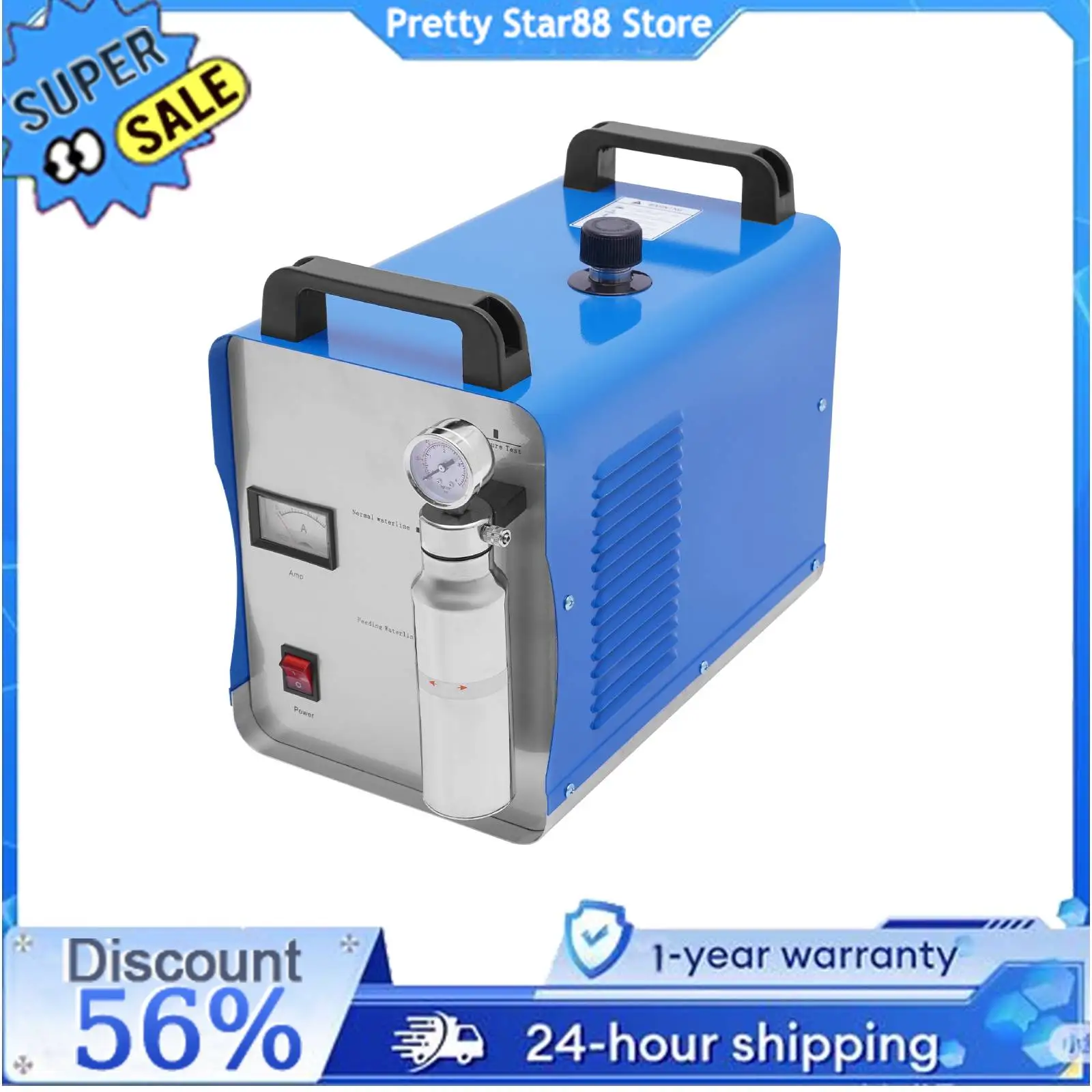 H180 Oxygen Gas Hydrogen 400W Water Welder Flame Generator Torch Acrylic Polishing Machine for Synthetic Glass Nonferrous