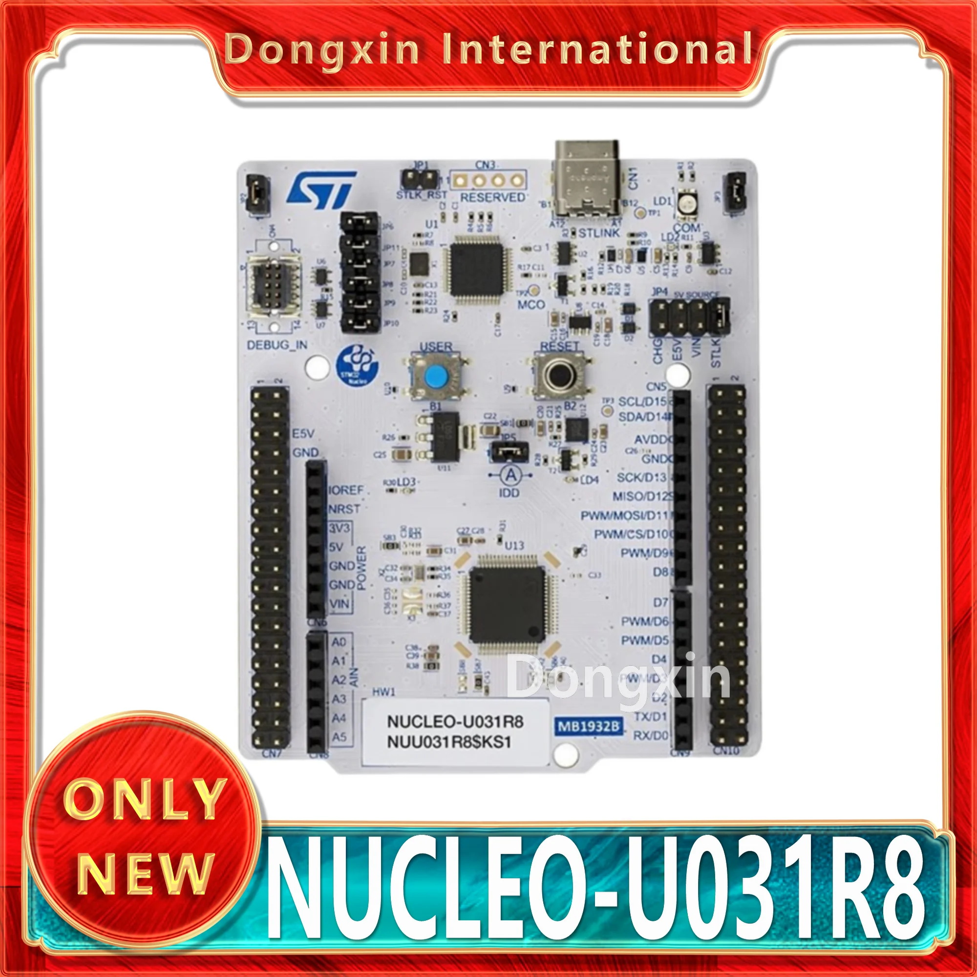 Original in stock NUCLEO-U031R8 STM32U031R8 TM32 Nucleo-6 supports Arduino