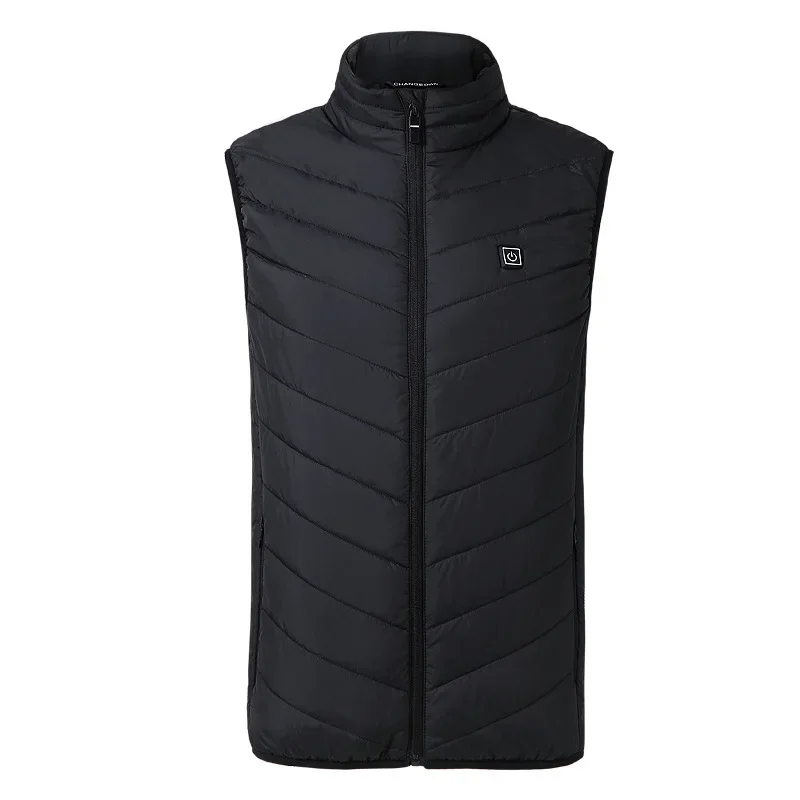 

2-Zone Heated Vest - Stand Collar Design with Constant Temperature Control for Men & Women
