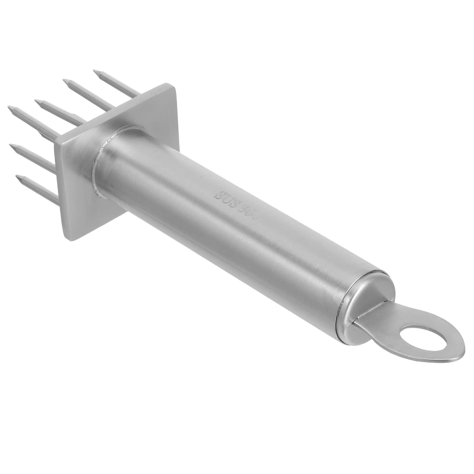 

Meat Loosener Needle Tenderizer Large Tenderizing Mallet Pounder Tool Hammer for Powder Pigskin Plug Stainless Steel