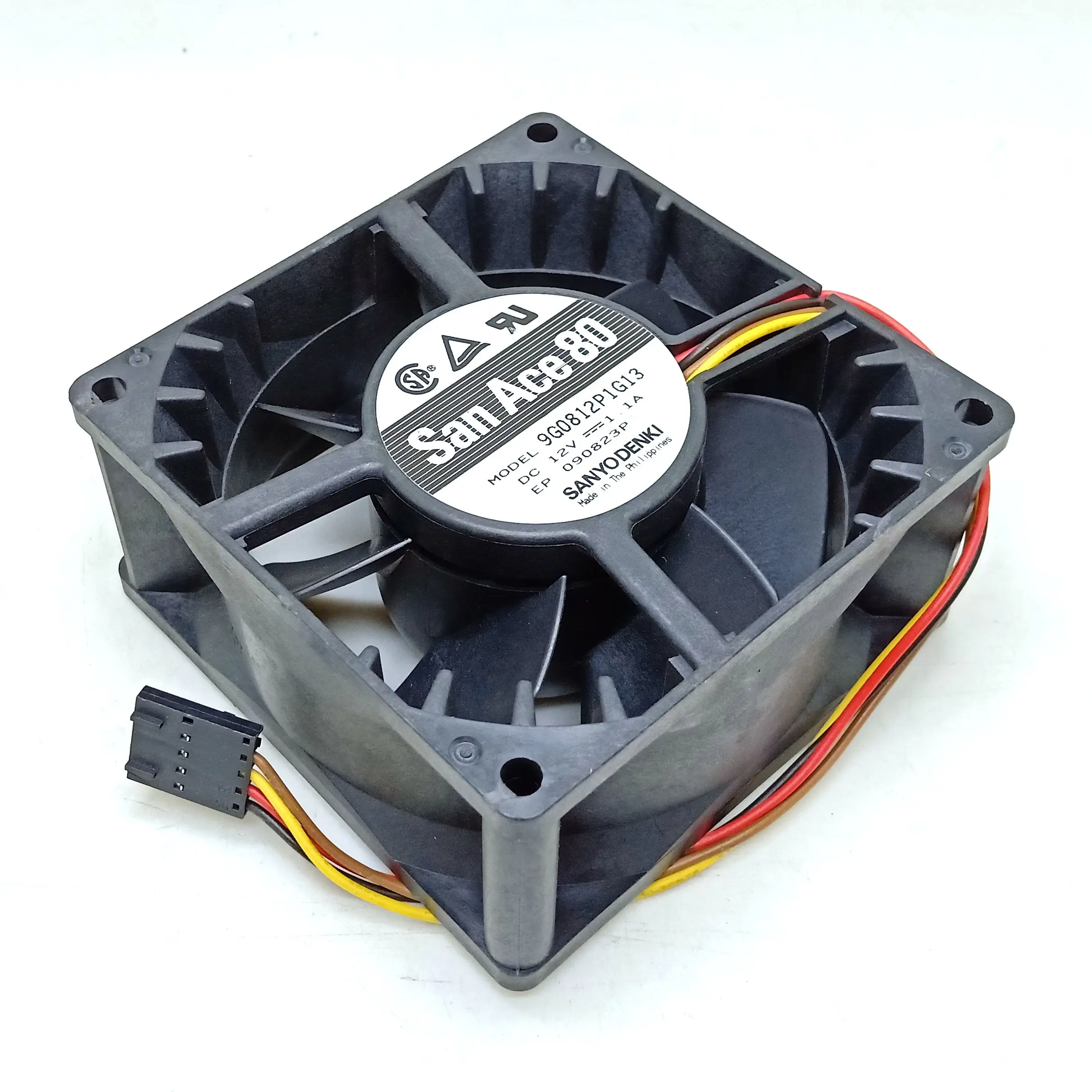 

Sever fan 80mm NEW for SANYO DENKI SAN ACE 9G0812P1G13 12V 1.1A 8038 80mm 8CM high air volume 4PIN PWM cooling fan