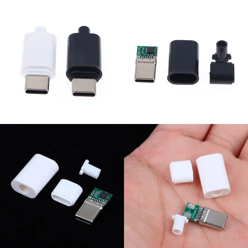 5A PD/QC Decoy Board Fast Charge 5V 9V 12V 15V 20V Module PD 2 3.0 DC Trigger Cable USB Type-C Male Plug QC4 Charge Connector