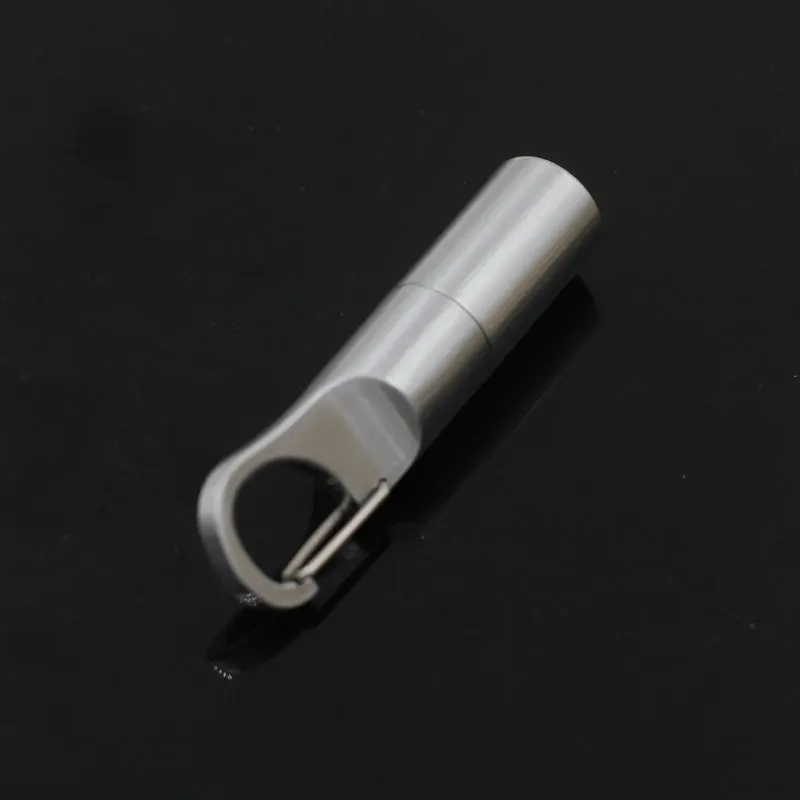 Capsule Gasoline Lighter Outdoor Key Chain Buckle Lighter Inflated Wheel Hanging Small Lighter Tools Mini Kerosene Lighter