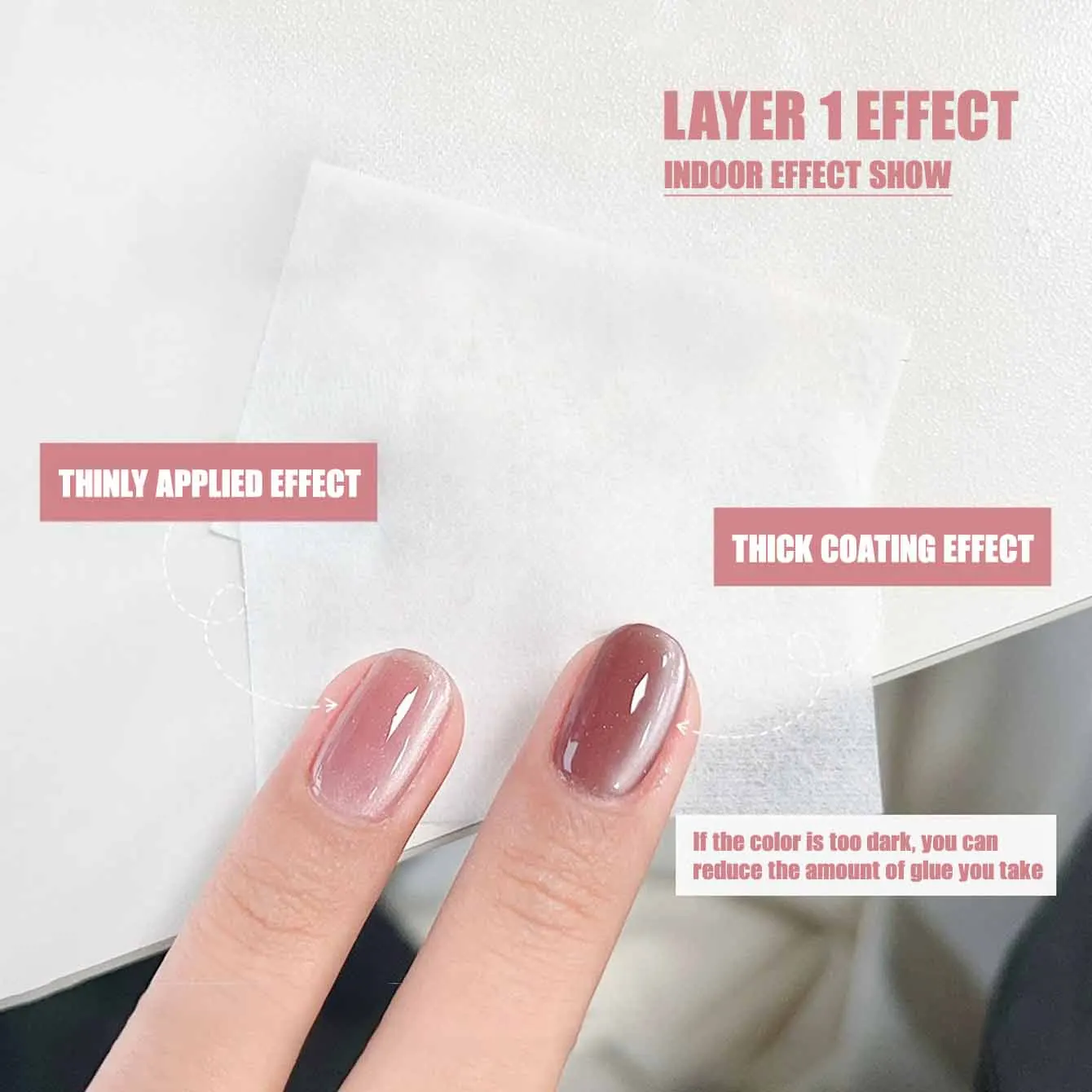 12 مللي 1 قطعة مبيعا الزجاج حبة المغناطيس عين القط هلام طلاء الأظافر 2025 نمط جديد الوردي الأسود هلام البولندية مستلزمات الأظافر #4