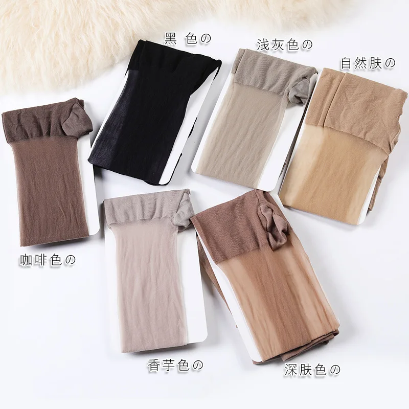 Xudaili 0D Invisible Ultra-Thin Mulberry Silk Zero-Sense Socks Summer First-Line Crotch High Elastic Toe Transparent Romper Matt