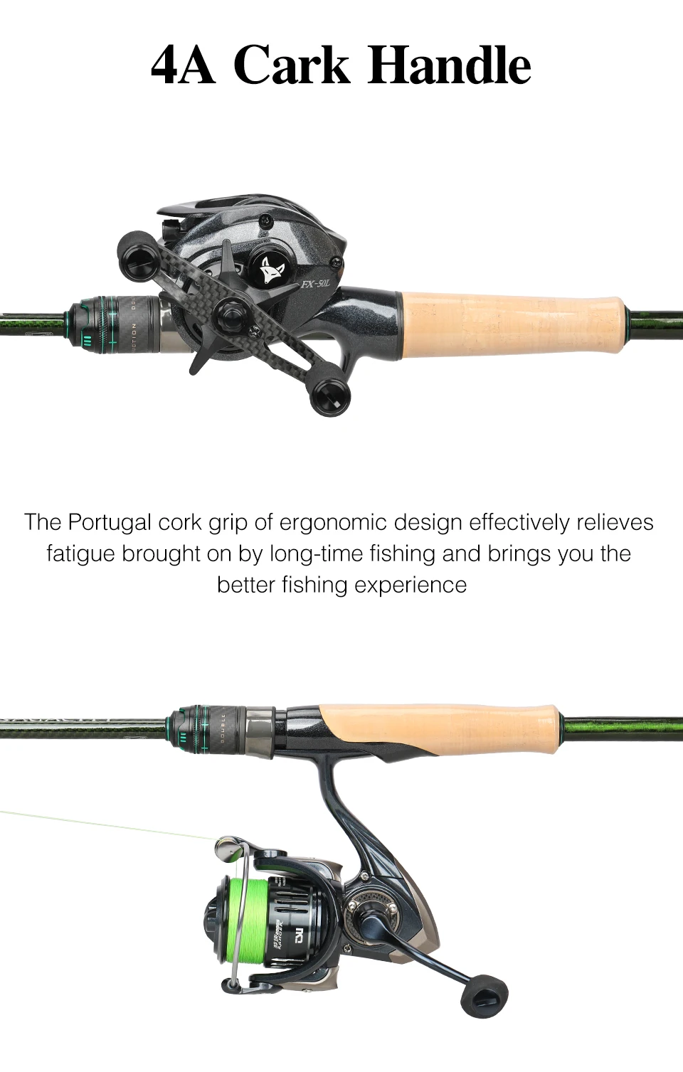 TSURINOYA F Action L ML M MH SAGACITY Race Bass Fishing Rod FUJI Guide Rings 1.96m 2.03m 2.06m 2Section Spinning Casting Carbon