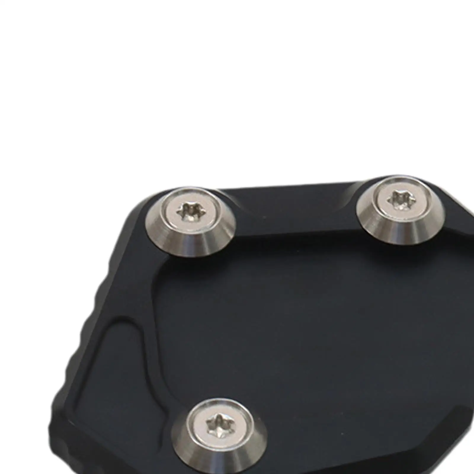 Side Stand Pad Motorcycle Kickstand Extender Portable Aluminum Alloy Kick Stand Coaster Dirt Bike Sturdy Motorcycle Stand Pad view 4