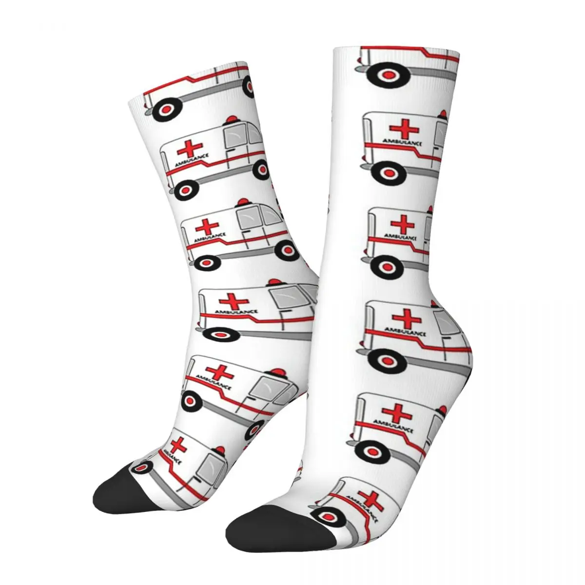 Ambulance Socks Harajuku Super Soft Stockings All Season Long Socks Accessories for Unisex Gifts