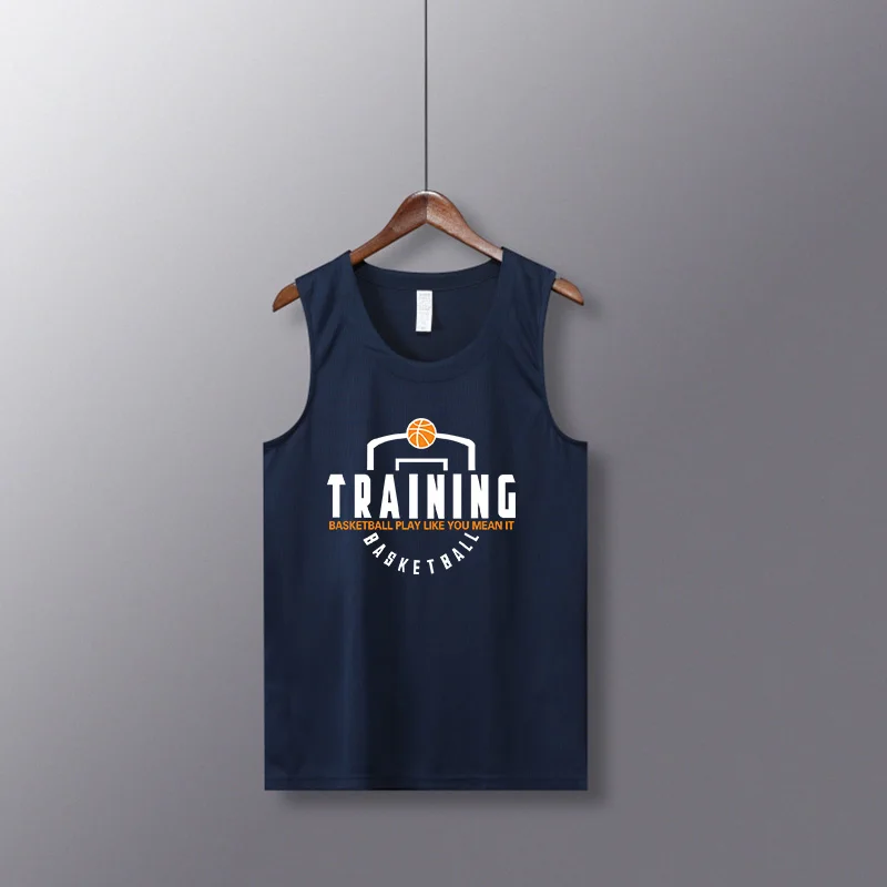 Men Basketball Jerseys Shirts Youth Basketball Vest Uniforms Blank Custom Gym Running Training Loose Jerseys Suits Tank Top