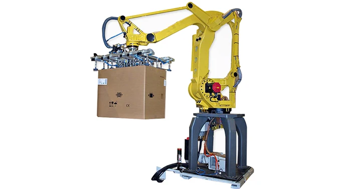 Высокоточный 6-осевой картонный робот с сенсорным экраном, автоматический робот для переноса поддолинга