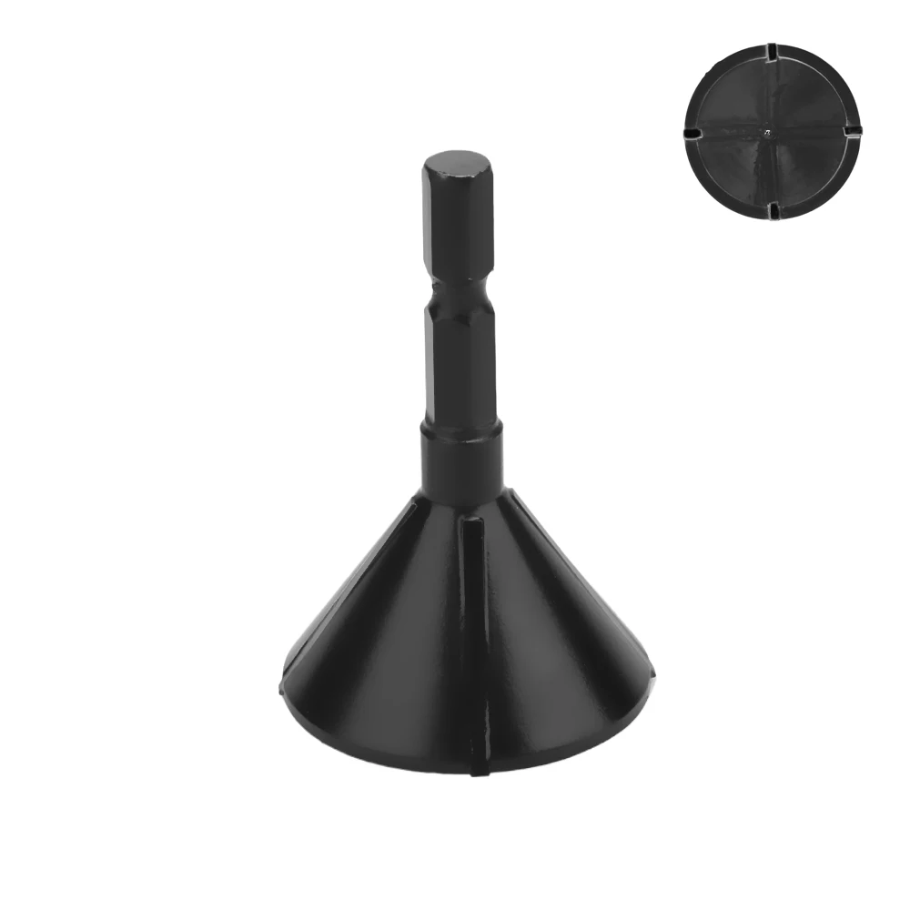 1 pz strumento di smussatura esterna 6.35mm manico esagonale tre lame/quattro lame smussatura circolare esterna filettatura taglio e sbavatura