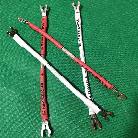 4pcs/set Hi-End Hifi audio 12TC OCC Jumper wire hifi speaker cable  short wiring speaker bridge cable