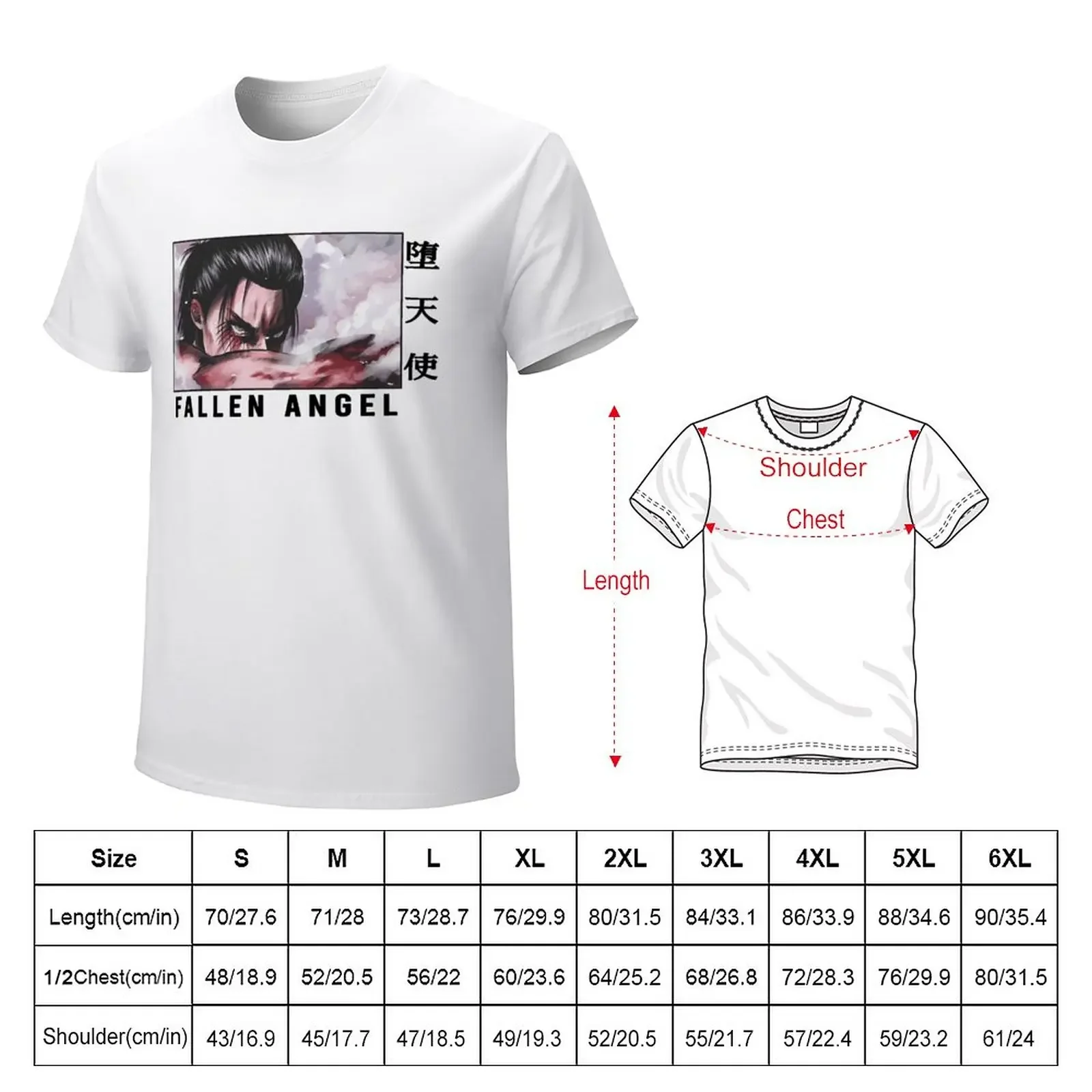 Mens My Favorite Fallen Angel Eren Yeager MinimalistGifts Music Fans T-Shirt sweat Short sleeve tee mens t shirts pack