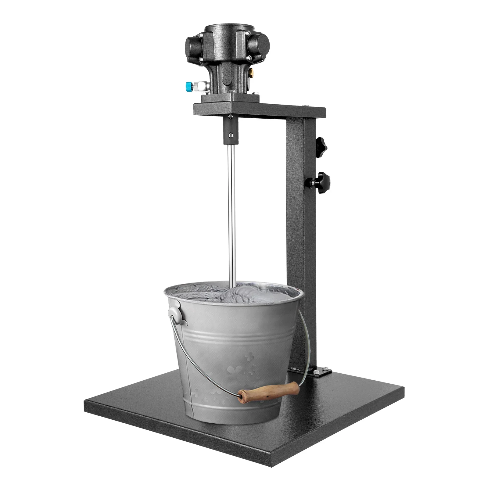 

5 gal 1/4HP pneumatic stainless steel putty powder mixer Height adjustable paints,inks mixer for Factory,building