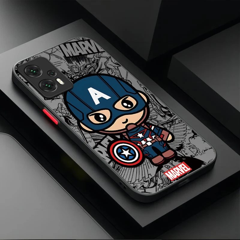 إصدار Q لطيف من هاتف Marvel Spider-Man لهاتف Xiaomi 14T 13T 12T 11T 10T 9T Pro Mi 14 13 12 10 11 Lite 5G NE غطاء مقاوم للصدمات #6