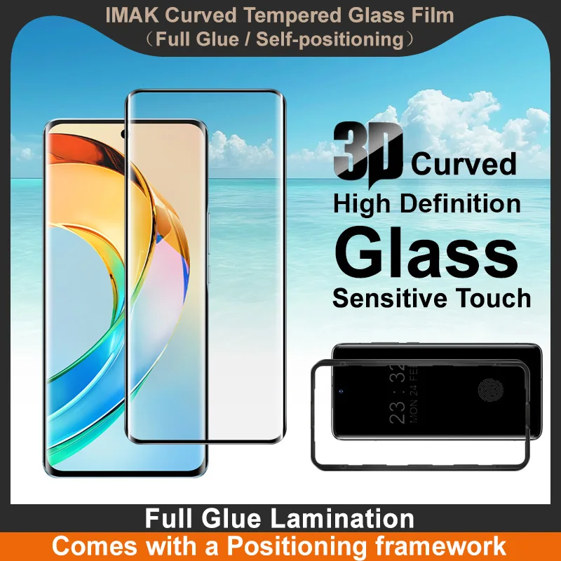 

IMAK 3D Tempered Glass for Redmi Note 15 Pro 4G 5G Global Full Glue Screen Protector Film with Positioning