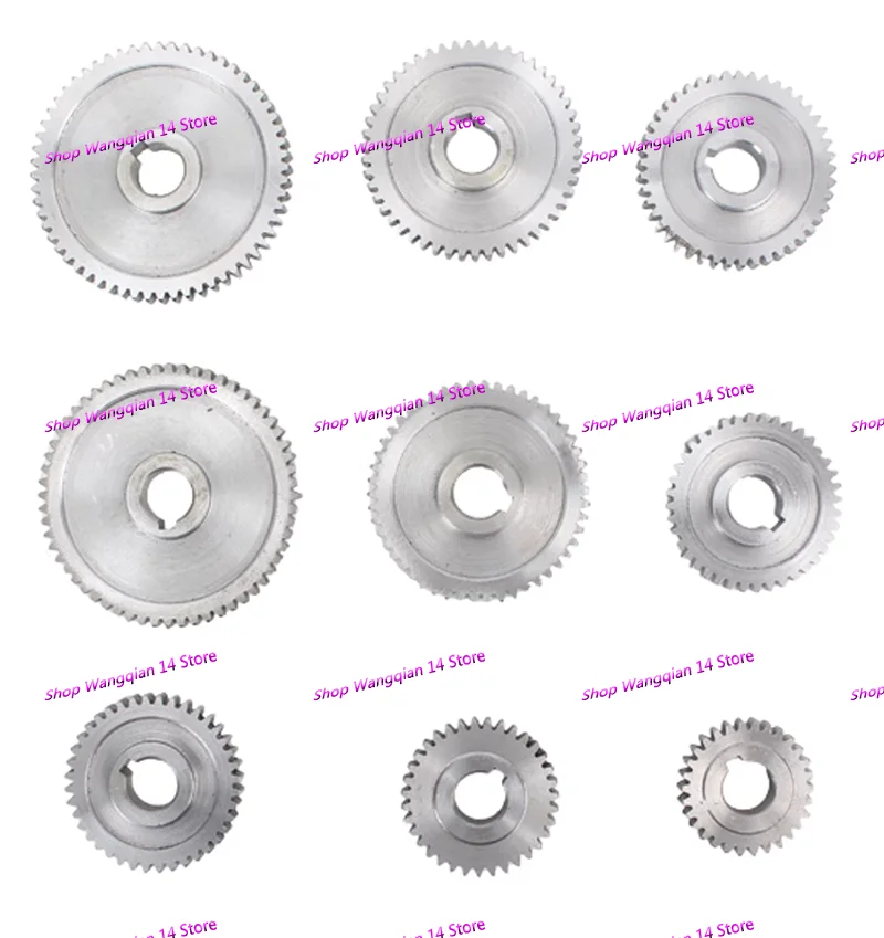 S/N CJ0618-396 9pcs mini Lathe Gears , Household Small Lathe, Metal Gear Metal Cutting Machine Gears Lathe Gears