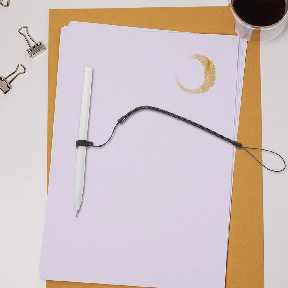 

8 шт., ремешки для защиты от потери стилуса, эластичная пружинная веревка для мобильного телефона, планшета, безопасный офисный дорожный ремешок, пружинная веревка для стилуса