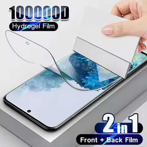 4PCS HD Hydrogel Film For Samsung S23 S22 S21 S24 Plus Ultra Screen Protector Front And Back A54 A34 A52 A53 A34 5G Accessories