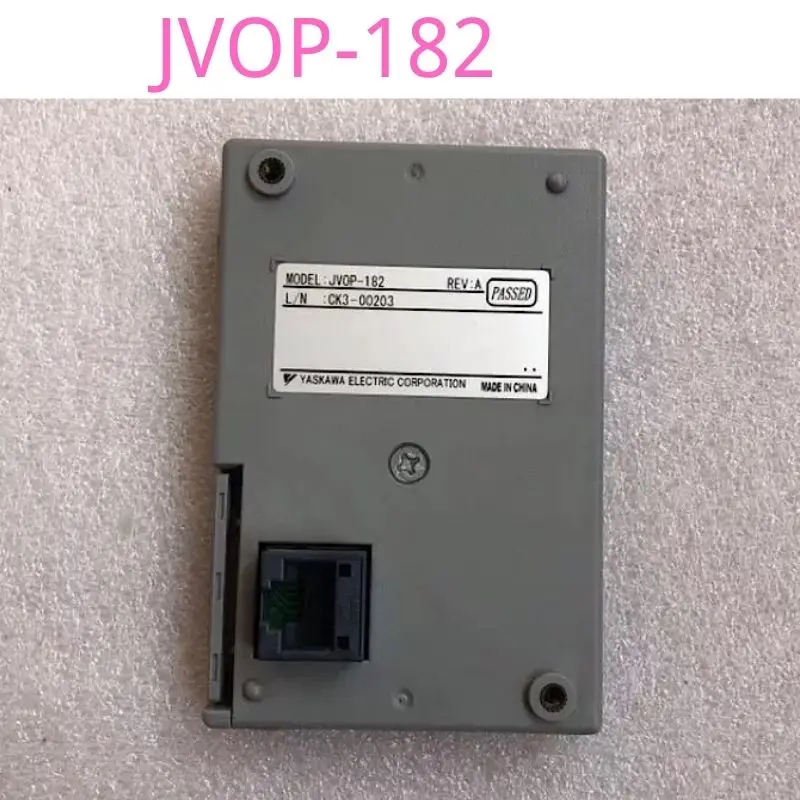 second-hand Yaskawa frequency converter operation panel JVOP182 is suitable for A1000V1000H1000 series frequency converters