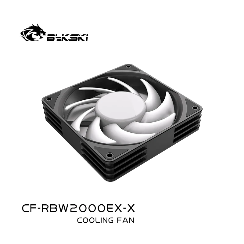 Bykski CF-RBW2000EX-X Ventola da 120 mm per radiatore di raffreddamento ad acqua Computer PC Case 2000 giri/min Supporto dissipatore di calore PWM Regolare la velocità