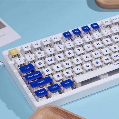 

Klein cute keycaps translucent keycaps ROG night demon wooting magnetic axis pudding keycaps