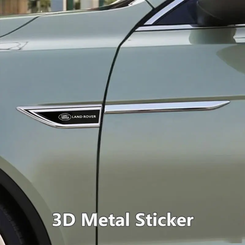 Emblema DIY para coche, calcomanía para guardabarros, adhesivo para carrocería, llavero para Land Rover Discovery 3 4 Range Rover Freelander 1 2 SVR Accesorios