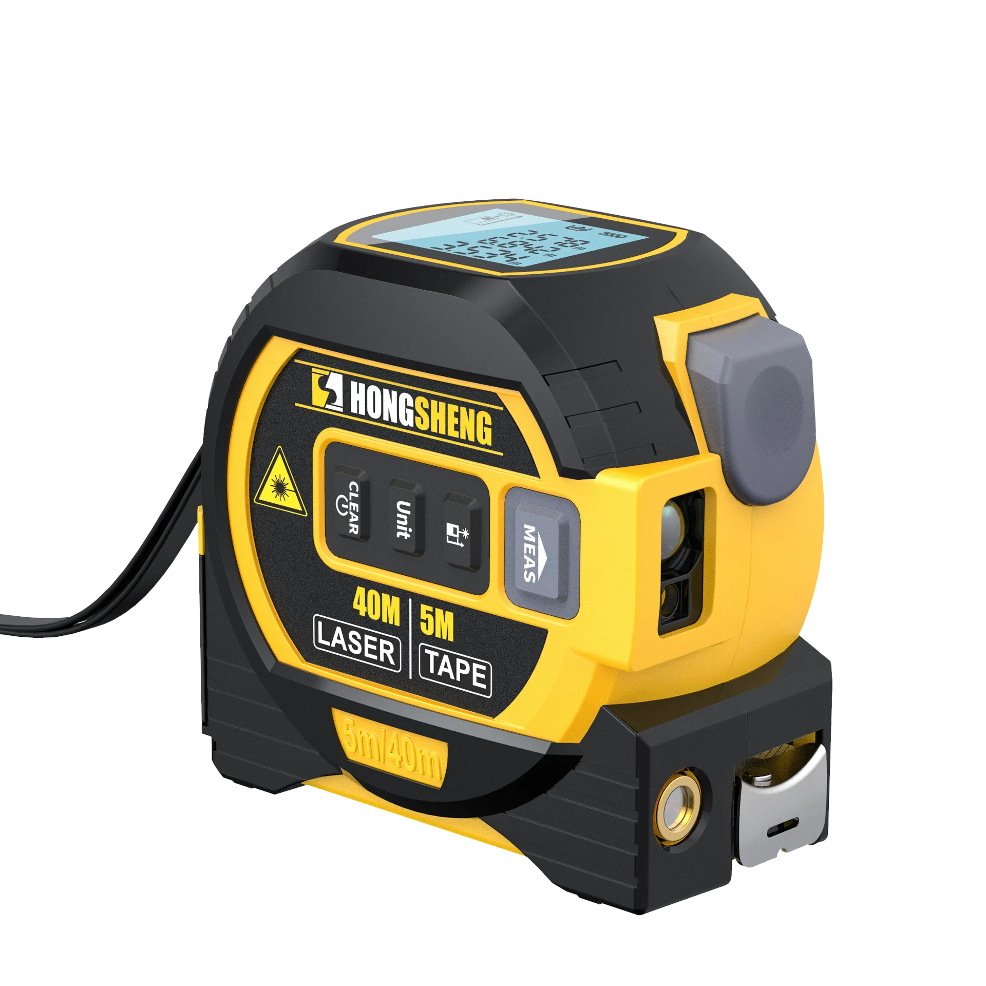 

High-Precision 5m Laser Rangefinder Smart Digital Indoor Decoration Tape Measure Three-in-One Metric From Manufacturer
