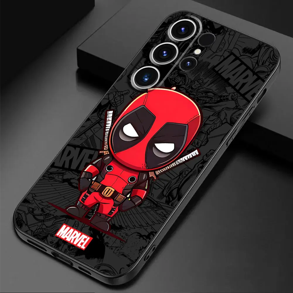 Marvel Deadpool Groot Phone Case for S21 S23 S22 S24 Plus S21 S22 S23 S24 Ultra S21 S23 S20 FE Matte