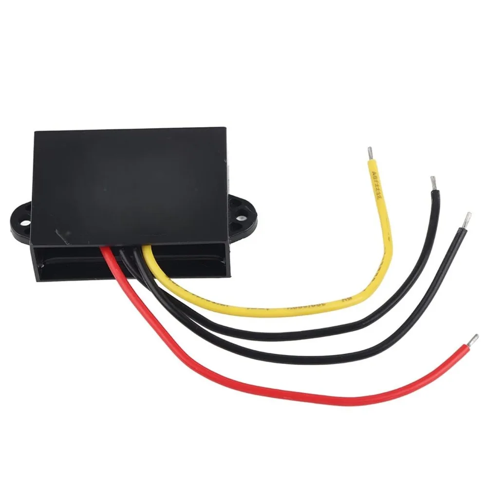 DC To DC 12V/24V/36V/48V To 5V 10A Converter Step Down Power Module Waterproof Buck Voltage Reducer For Car LED Screen Fan Motor