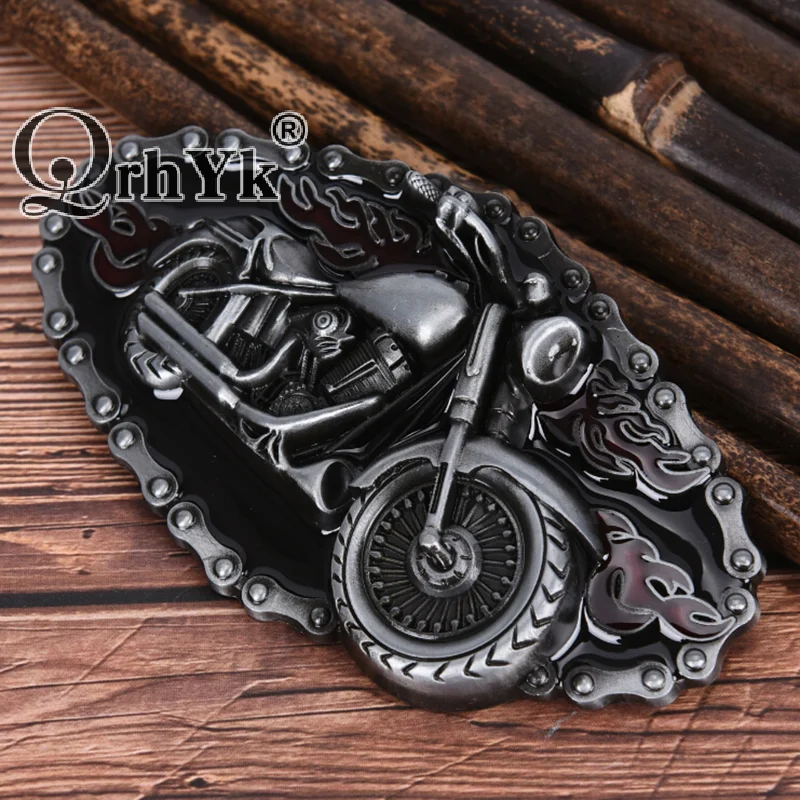 Mode Mannen Vintage Motorfiets Modellering Cowboy Legering Stijl Riemgesp