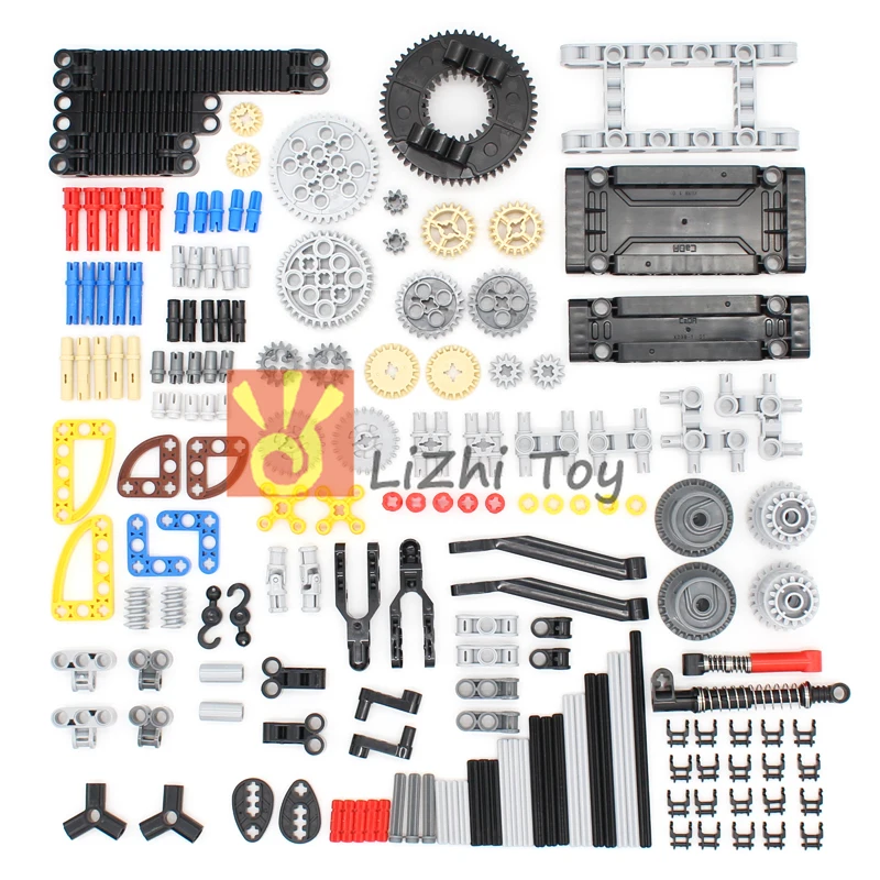 Piezas de embalaje mixtas de tecnología de piezas, Compatible con 175 32269, placa de Panel de casquillo de engranaje de alta tecnología, Conector de eje y Pin, juguetes MOC, 4459