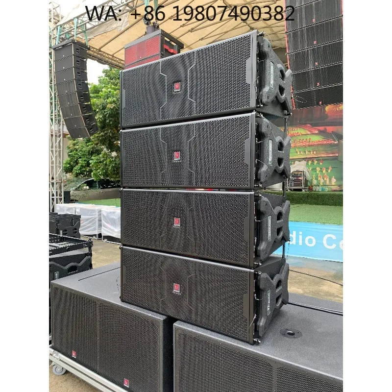 Double 12 Inch Line Array with Subwoofer Professional Sound System