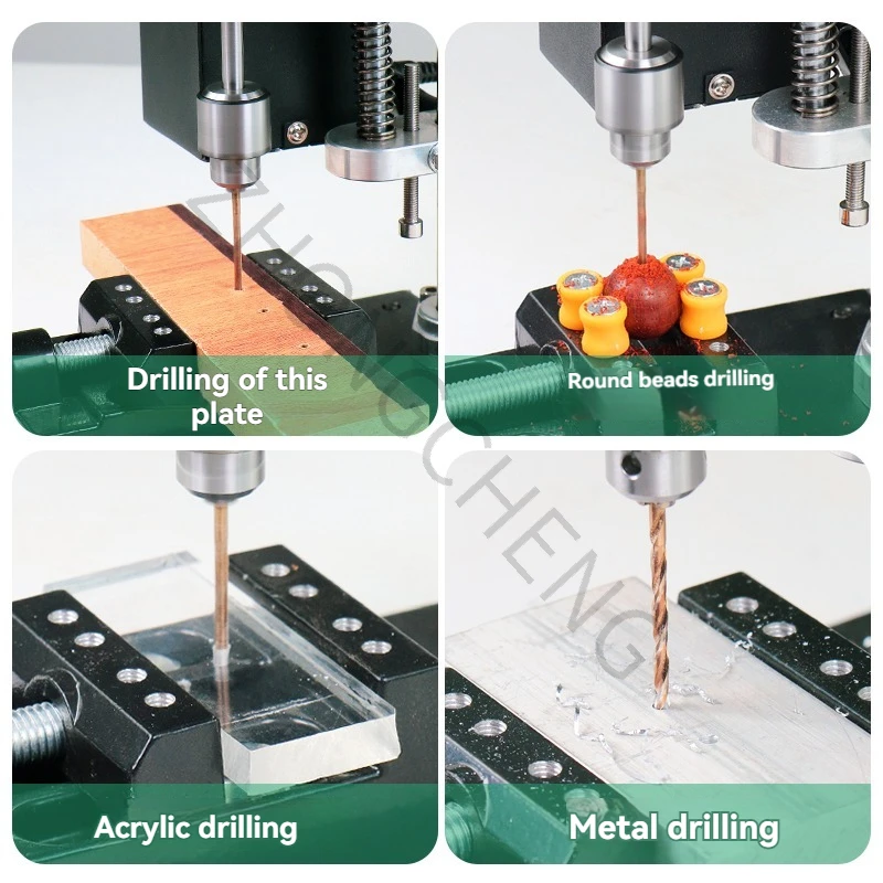 Drill Presse Small DC variable-speed desktop drill, JT10 mini bench drill press, a precision drilling machine for home use.
