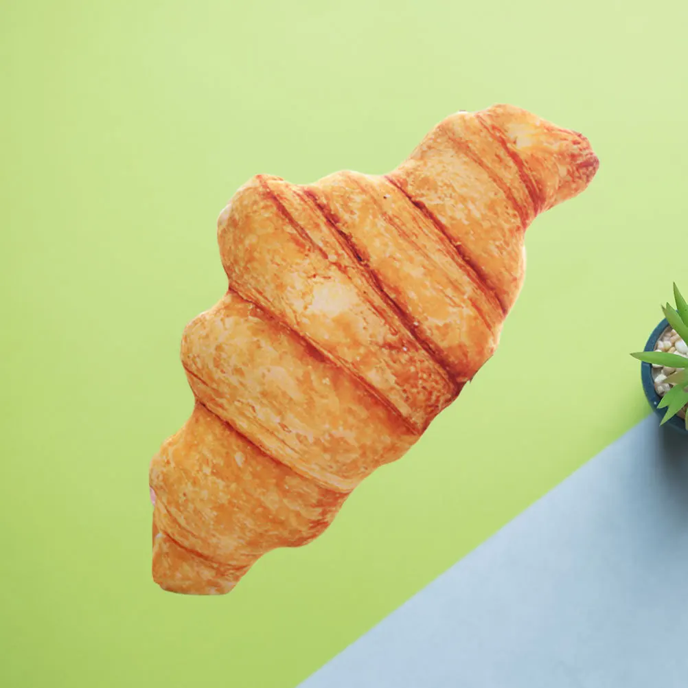 55 cm creatief broodkussen lendenkussen PP katoen gevuld croissantvorm zacht comfortabel thuiskantoor bankkussen