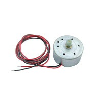 RF-300C Micro 300 Motor DC 3V 6V 9V 12V 7600RPM Mini Mute 24mm Round Spindle Motor 2mm Shaft DIY Solar Power Hobby Toy Model
