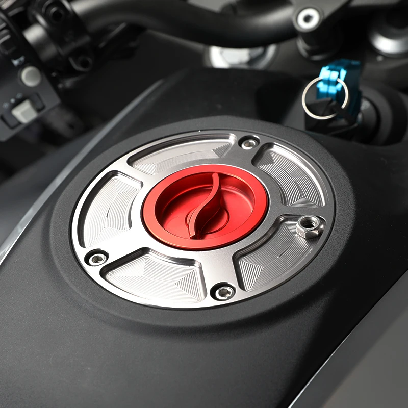 

For CFMOTO 450SR 250SR 250NK Motorcycle Modification Quick Fuel Tank Cap Keyless Quick Release Fuel Tank Cap Fuel Tank Lock Cap