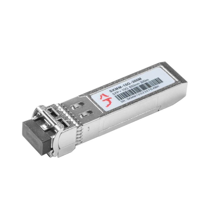 Multi-Mode SFP + Dual Fiber Optical Module Distância de transmissão 300M Speed, 10G Double LC Interface, Plug and Send, 10-gigabit