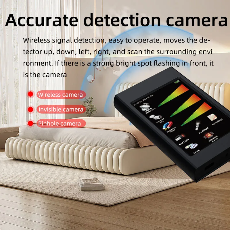 NEW Hidden Camera Detector LCD Spy Gadgets Wiretapping Bug Mini Radar Detector Spy Camera GPS GSM Sound Signal Detector