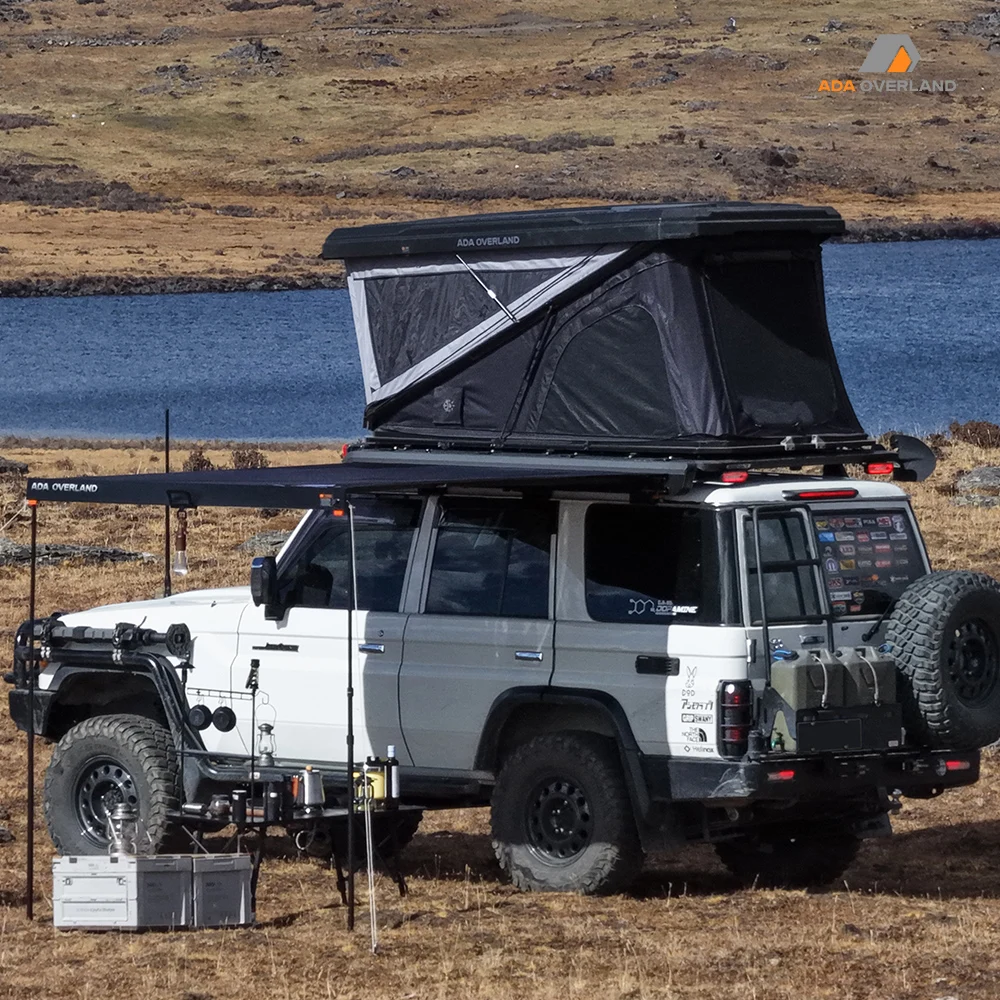 ADA OVERLAND Car Rooftop Tent Automatic Pulley Set Pop-up Air Inflatable Mattress Spacious Patented Structural Design