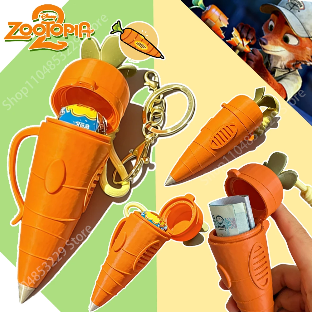 ディズニー ズートピア 2 ジュディ 警察官 キャロット ペン プロップ - ニック ギフト 多機能収納ボックス 装飾ペンダント 周辺玩具