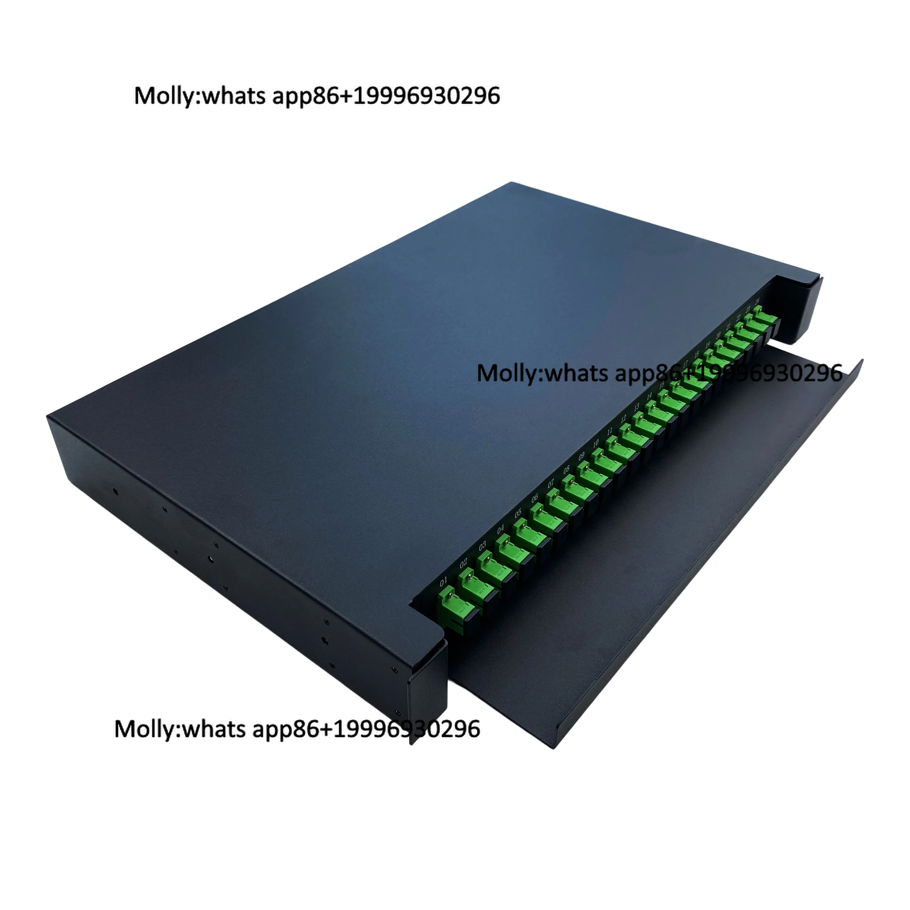 Single Model 1U Fiber Optic Patch Panel SC/APC Optical Drawer LC Rackmount Server ODF FTTH GSM Network RJ45 Optical Tiroir