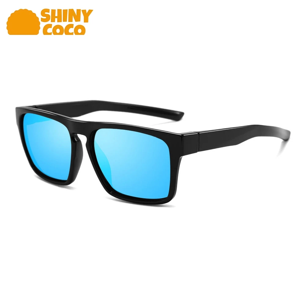 

ShinyCoCo Luxury Brand Sports Square Framed Sunglasses For Women Men Retro Versatile Polarized Shades Sun Glasses For Driving