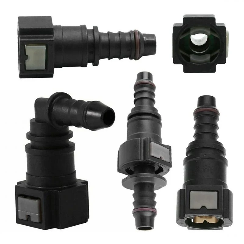 9.49 ID6 Car Fuel Quick Release Hose Connector Diesel Oil Pipe Pump Rubber Fitting Car Accessories Tools