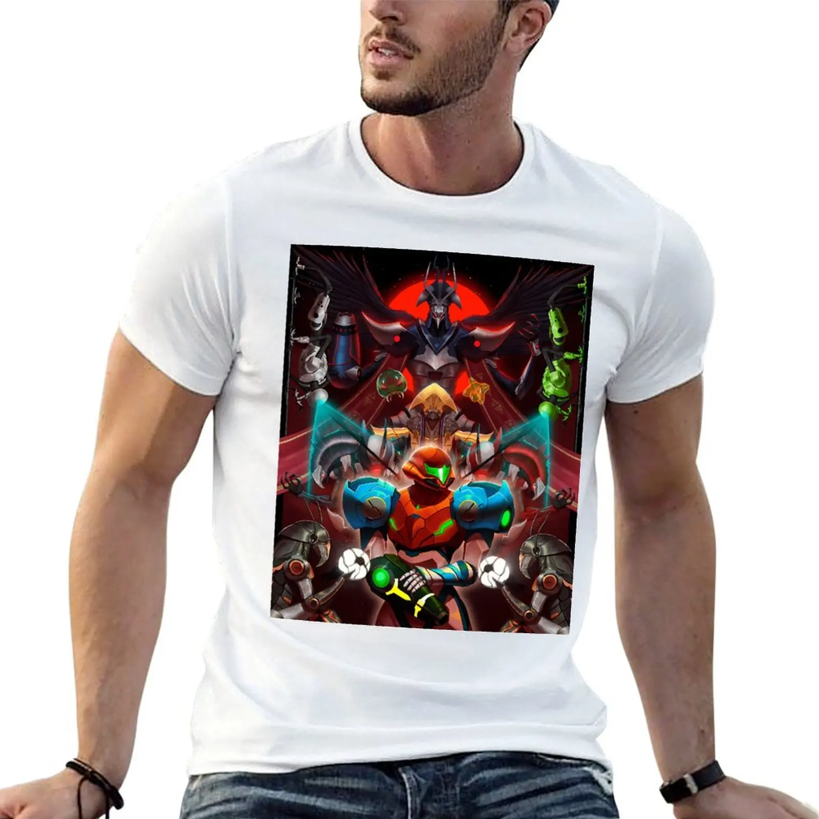 

Metroid Dread T-Shirt t shirts cotton 100% t shirts for man slim fit t shirt for man 100 percent cotton T-shirt